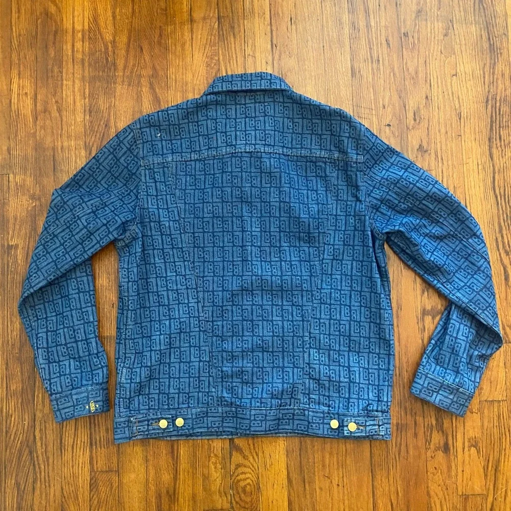 Leon Bridges‎ x Wrangler LB Initial Print Denim Jacket Size XL NWOT Concert